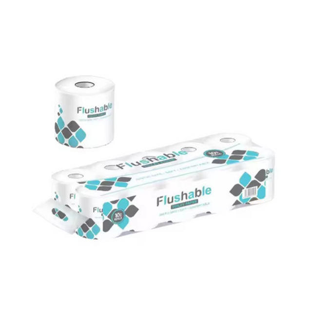 ورق التواليت اللب النقي 3رقائق لفة المناديل الورقية القياسية لفة قابلة للغسل في فندق غرفة الضيوف الحمام Ulive بالجملة حسب الطلب