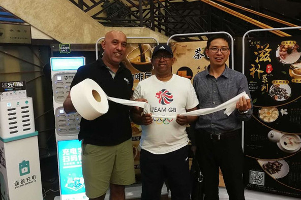 اجتماع الشراكة التجارية لتصدير مناديل ورق التواليت